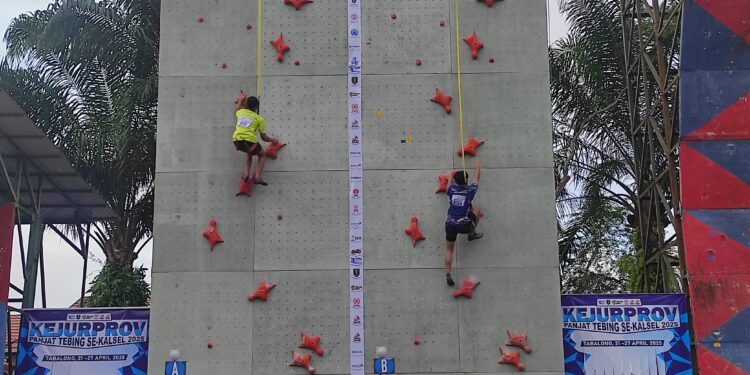 Kejurprov Panjat Tebing Kalsel Sukses Digelar di Tabalong