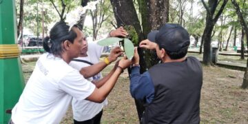 Tanjung Bersinar Park Makin Cantik Dihiasi Ratusan Anggrek Bulan