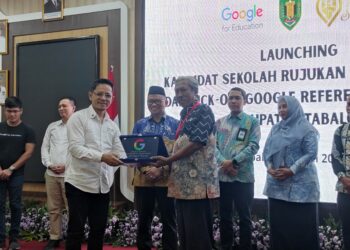 Bupati Tabalong Luncurkan Kandidat Sekolah Rujukan Google, Ini Sekolahnya