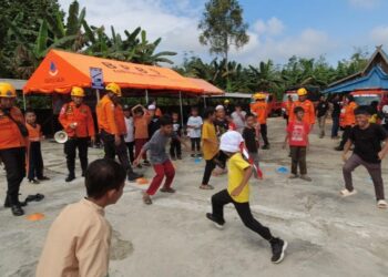 BPBD Tabalong Lakukan Simulasi Pemulihan Trauma