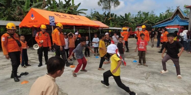 BPBD Tabalong Lakukan Simulasi Pemulihan Trauma