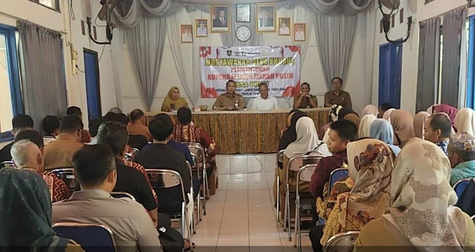 Percepat Berdirinya Koperasi Merah Putih, Banua Lawas Gelar Musdes Khusus