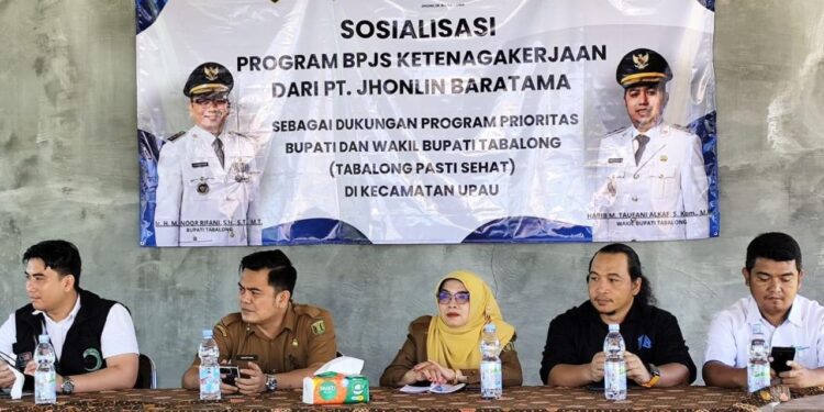 Kecamatan Upau Gandeng Jhonlin Baratama, Wujudkan Tabalong Pasti Sehat Lewat BPJS Ketenagakerjaan