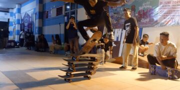 Pecinta Skateboard Tabalong Rayakan GSD