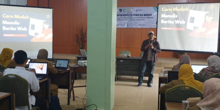 Tingkatkan Keterbukaan Informasi, Dinkes Tabalong Gelar Pelatihan Pengelolaan Website dan Penulisan Berita