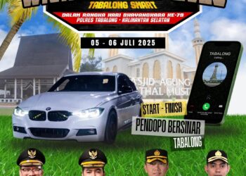 Tabalong Tuan Rumah Kejurnas Time Rally Seri 2, Puluhan Pembalap Nasional Jajal Trek Sejauh 291 Kilometer
