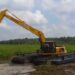 Dukung Sektor Pertanian, Pemkab Tabalong Beli Excavator Amphibi