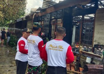 Diamuk Jago Merah, Satu Rumah di Banua Lawas Terbakar