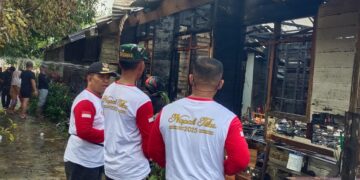 Diamuk Jago Merah, Satu Rumah di Banua Lawas Terbakar