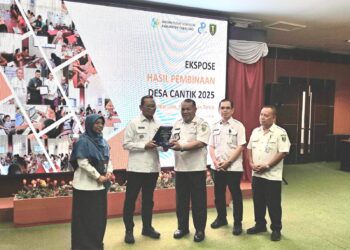 Desa Warukin Jadi Role Model “Desa Cantik” di Tabalong