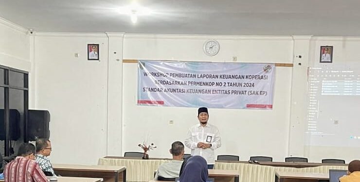 Tingkatkan SDM Koperasi, Dekopinda Tabalong Gelar Pelatihan Akuntansi SAK EP