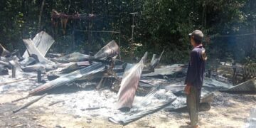 Ditinggal ke Kebun Rumah Kakek Taha Ludes Terbakar