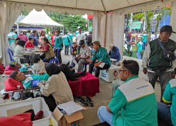Donor Darah Hingga Bagi-bagi Door Prize Meriahkan Family Gathering PUK SPKEP SIS Admo