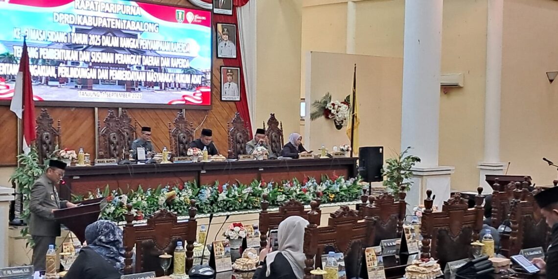 Pemkab Tabalong Usung Dua Raperda Strategis, Penataan Perangkat Daerah dan Perlindungan Masyarakat Adat