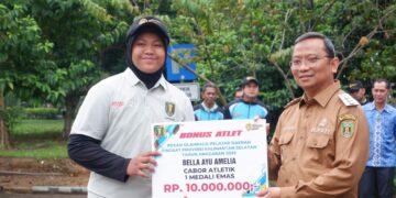 Atlet Tabalong Panen Bonus, Bupati  H Fani Guyur Miliaran Rupiah