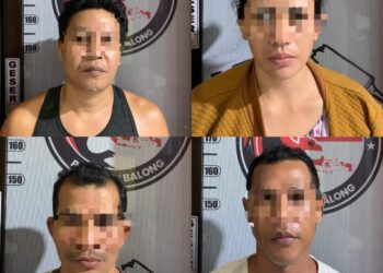 Suami-Istri di Tabalong Berbisnis Haram, Kediamannya Jadi Markas Transaksi Sabu