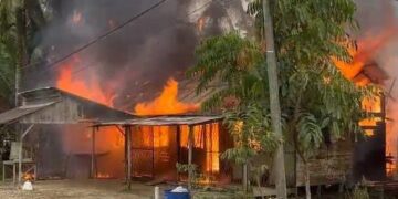 Satu Rumah di Desa Uwie Dilalap Api Rata dengan Tanah