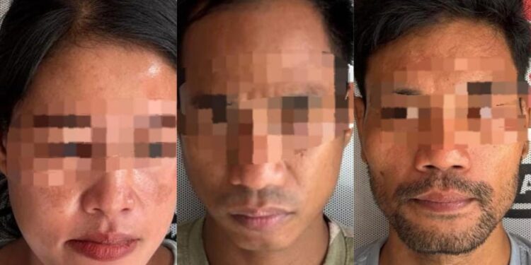 “Bisnis” Sabu, 3 Warga Satu Kampung Dibekuk Polisi Tabalong