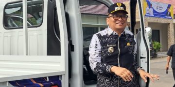 Program Jalan dan Jembatan Mantap, Bupati Tabalong Launching Mobil TRC Dinas PUPR