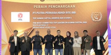 Sisihkan Ratusan Perusahaan dan Profesional, PT PPA Sabet 2 Penghargaan Top HC Awards 2025