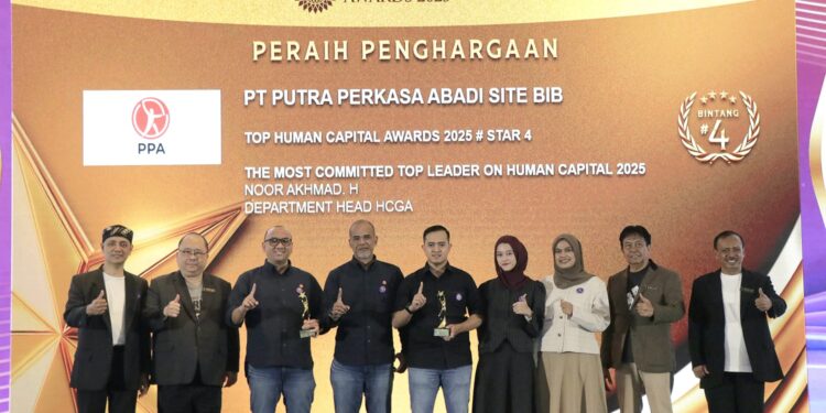 Sisihkan Ratusan Perusahaan dan Profesional, PT PPA Sabet 2 Penghargaan Top HC Awards 2025