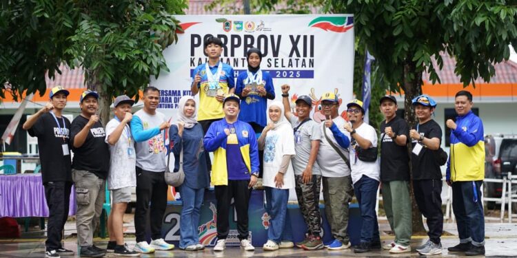 Debut Manis Porserosi Tabalong di Porprov Kalsel, Sabet 9 Medali