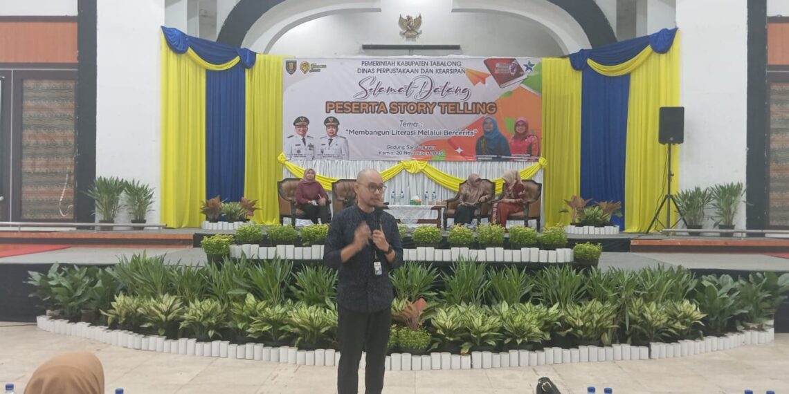 Story Telling Dispersip Tabalong Fokuskan Pengembangan Kritis Hingga Emosi Anak Lewat Cerita
