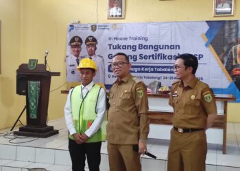 Ratusan Pemuda Tabalong Ikuti Pelatihan Tukang Bangunan Berstandar Nasional
