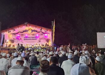 Gebyar Tanta Bershalawat Dihadiri Ribuan Jamaah
