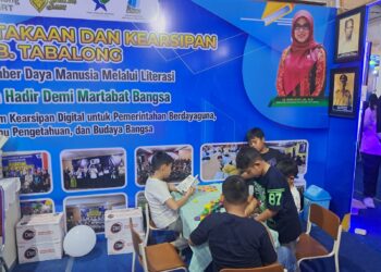 Stand Dispersip Tabalong Ramai Diserbu di Pekan Raya, Sediakan E-Pusda dan Hadiah Menarik