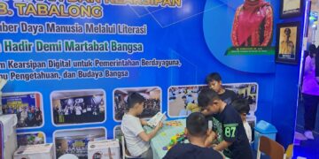 Stand Dispersip Tabalong Ramai Diserbu di Pekan Raya, Sediakan E-Pusda dan Hadiah Menarik