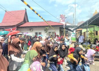 Meriahkan HUT Kabupaten dan Kecamatan Bintang Ara, Ribuan Warga Ikuti Jalan Santai