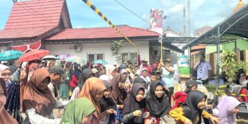 Meriahkan HUT Kabupaten dan Kecamatan Bintang Ara, Ribuan Warga Ikuti Jalan Santai