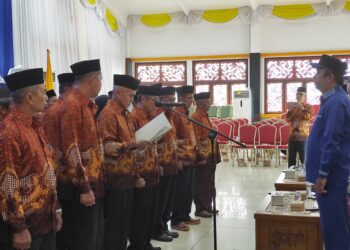 Pengabdian Tak Kenal Pensiun, Pesan Wabup Tabalong Saat Lantik Pengurus PWRI