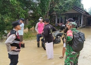 Debit Sungai Meluap, Puluhan KK di Muara Uya Terdampak Banjir