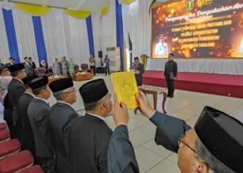 Ini 9 Pejabat Baru yang Dilantik Bupati Tabalong