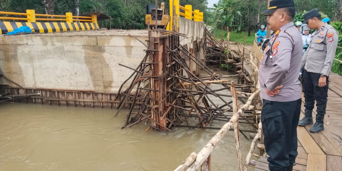 Cek Lokasi Rawan Banjir, Polsek Murung Pudak Pastikan Kondisi Masih Aman
