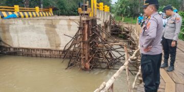 Cek Lokasi Rawan Banjir, Polsek Murung Pudak Pastikan Kondisi Masih Aman