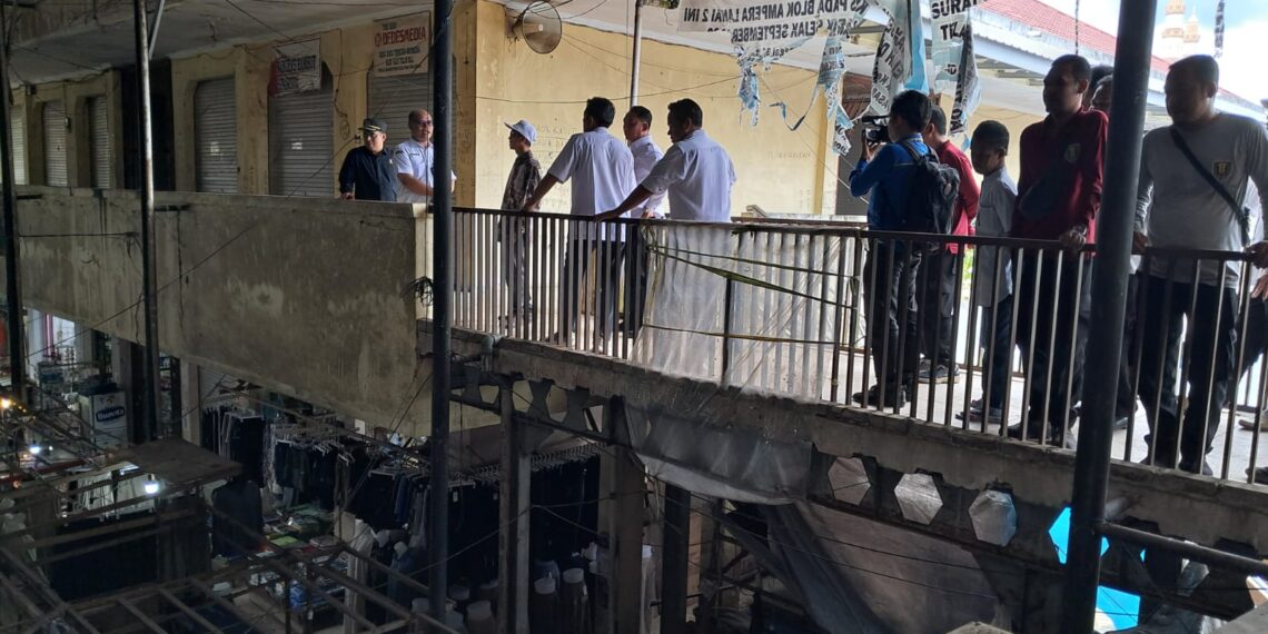 Sidak Pasar Tanjung, DPRD Desak Perbaikan Listrik Puluhan Tahun dan Renovasi Lantai 2