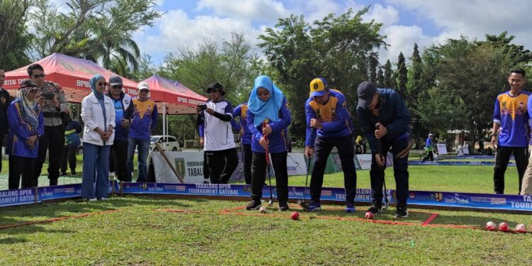 Wabup Tabalong Buka Turnamen Gateball Se-Kalimantan