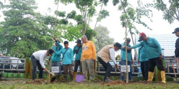 H Fani Pinta Kepala Dinas Hingga Staf di Tabalong Tanam Pohon