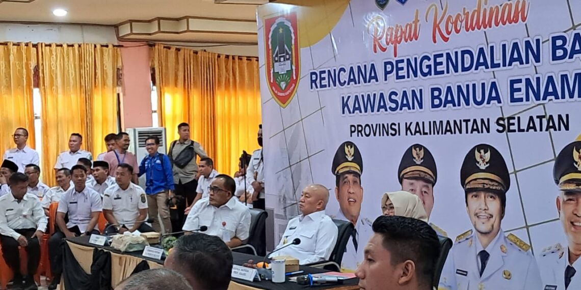 Gubernur Kalsel Rangkul Bupati se-Banua Enam Tangani Persoalan Banjir di Hulu Sungai