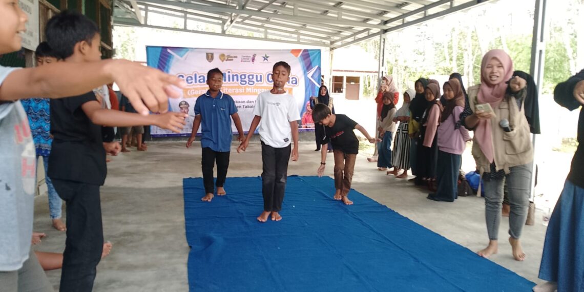 Ajak Anak Belajar di Luar Kelas, Dispersip Tabalong Gaungkan “Gelar Minggu Ceria”