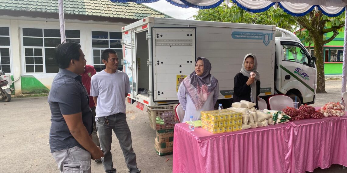 DKPPP Gandeng Satreskrim Polres Tabalong Gelar Gerakan Pangan Murah