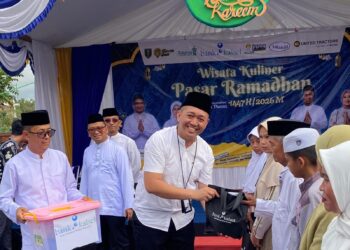 Bank Kalsel Cabang Tanjung Fasilitasi Qris Gratis ke Pedagang Pasar Ramadan