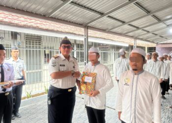 Momen Idul Fitri, Rutan Tanjung Beri Remisi ke Puluhan Warga Binaan