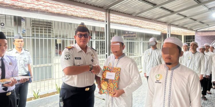 Momen Idul Fitri, Rutan Tanjung Beri Remisi ke Puluhan Warga Binaan
