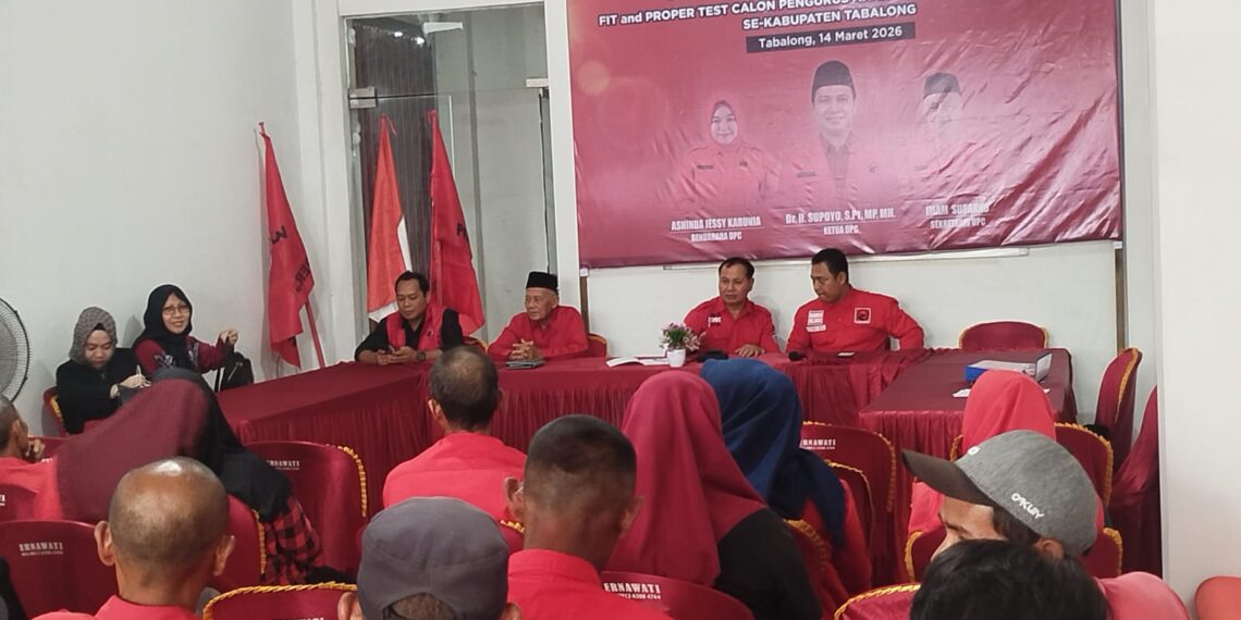 Jaring Kader Terbaik, DPC PDIP Tabalong Gelar Fit and Proper Test Calon Pengurus PAC