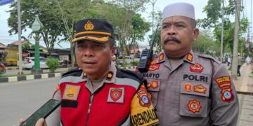 Kawal Idulfitri Muhammadiyah, Puluhan Personil Polres Tabalong Pastikan Ibadah Berjalan Khidmat