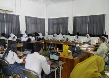 Ratusan Siswa SMPN 1 Tanjung Ikuti Tes Kemampuan Akademik